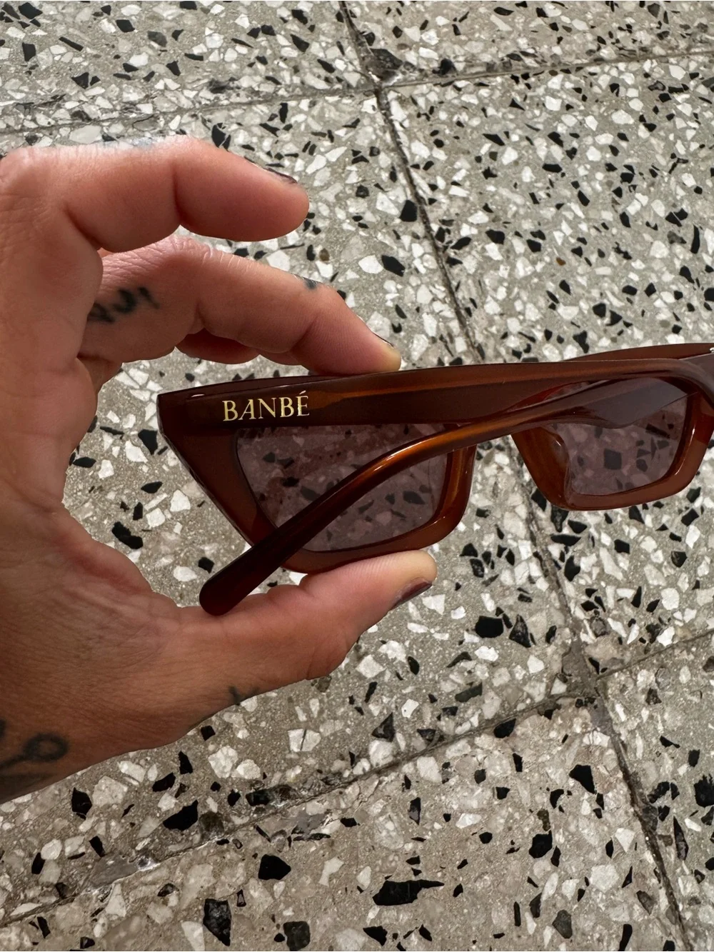 Banbé Brown Cat-Eye Sunglasses for Women